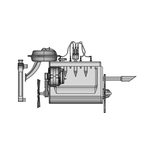 Revolution Car S Engine Type A4L 1967
