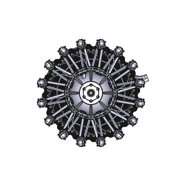 Radial Engine Practice Concept