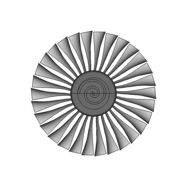 Jet Engine Fan