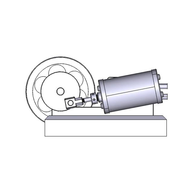 Axial Turbine of Low Power Turbojet
