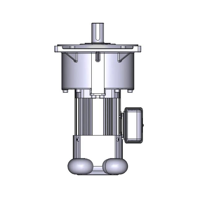 Helical Flanged Geared Motor with Brake — Variant 01