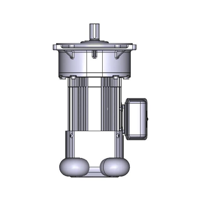 Helical Flanged Geared Motor with Brake — Variant 02