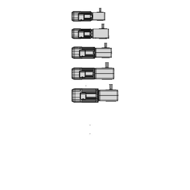 0 75 2.2 kW Worm Gear Motor with Brake Series