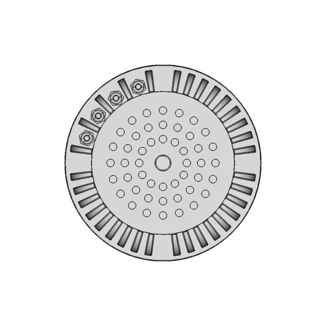 Aircooled Electric Motor BLDC 5 kW 13NM Peak 10 kW 45NM