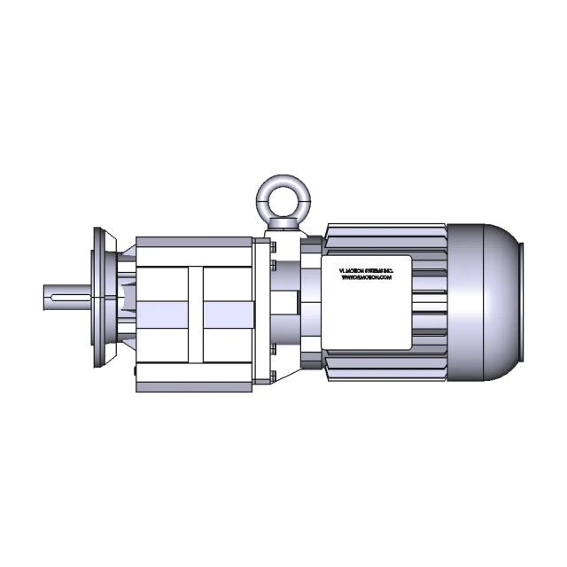 Three-Phase AC Inline Helical Flange-Mount Gearmotor