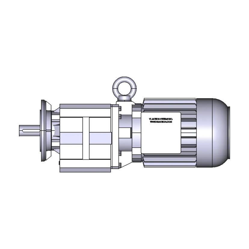 Three-Phase AC Inline Helical Flange-Mount Gearmotor