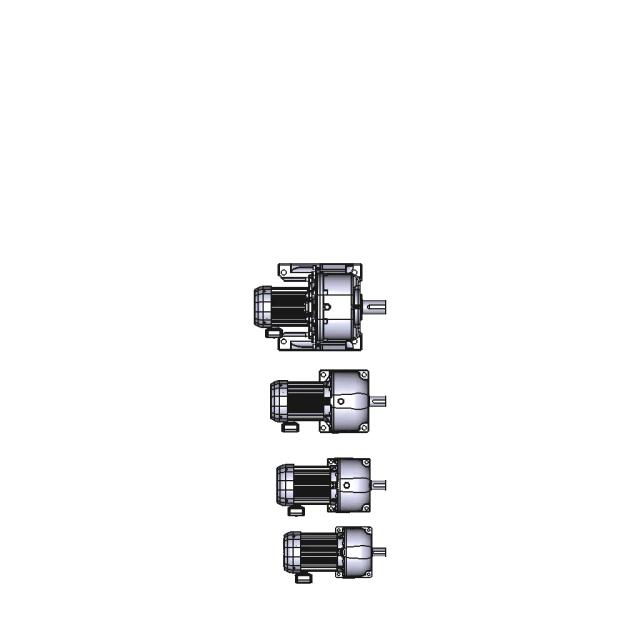 Cylindrical Gear Motor — Variant 02