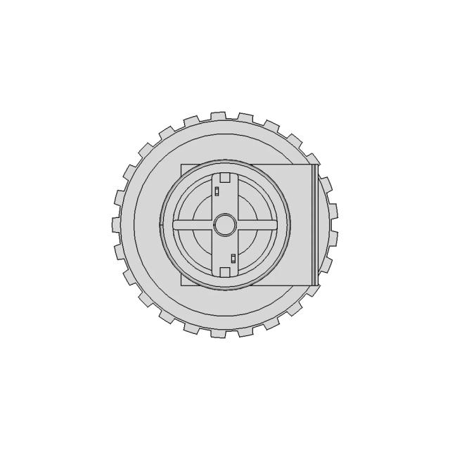 DC Motor with Wheel