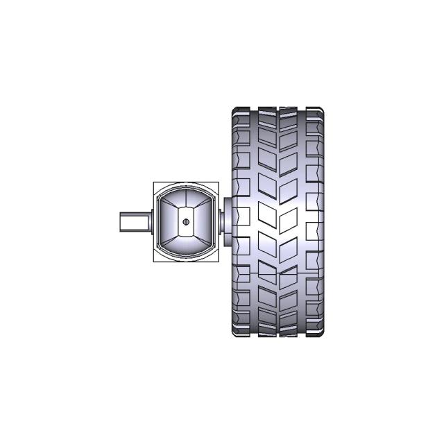 Real Bo Motor Design with Wheels