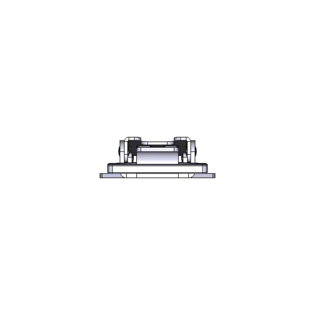 M4 × 6.0 mm Short Flange-Head Knurled Blind Rivet Nut